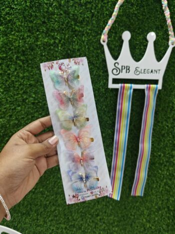 Butterfly Hair clips (Set Of 6)