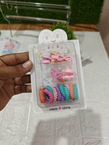 Rubber Band cum Clips Combo