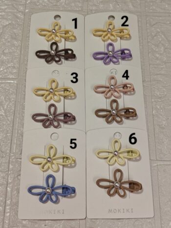 Fancy Flower Shape Clips