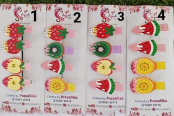 Fruits Alligator Clips