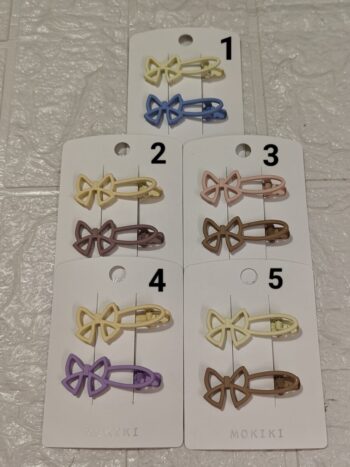 Fancy Bow Shape Clips