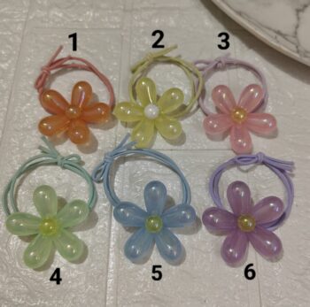 Flower Designed Rubber Bands(Each)