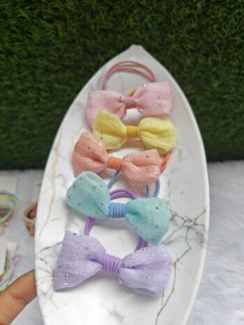 Bow Rubber Bands (Set Of 5 pc)