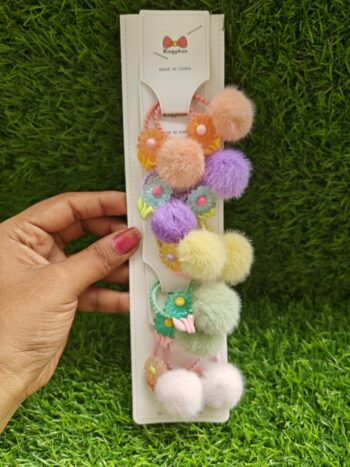 Pom Pom Rubber Bands