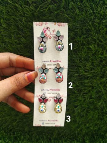 German Silver 92.5 Ear Rings