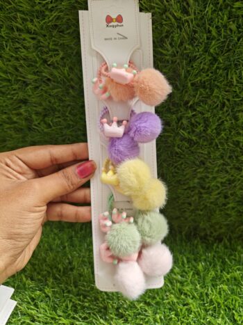 Pom Pom Rubber Bands