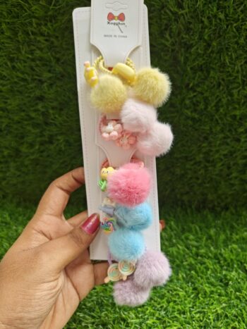 Pom Pom Rubber Bands